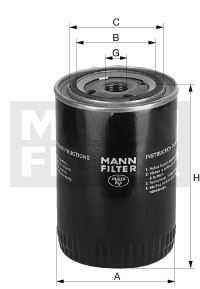 Ölfilter Mann Hummel - W 950/17 passend zu RENAULT VI